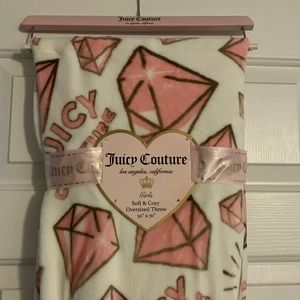 Juicy Couture Over-Sized Throw 50" x 70" - NWT